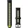 Forerunner 265S, Schnell-Wechsel 18mm Silikon Armband Schwarz/Zitronengelb