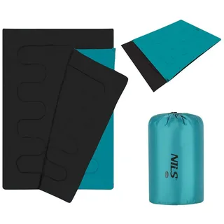 NILS CAMP Doppelschlafsack Nils Camp NC2001 schwarz|blau No Size