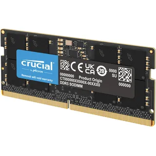 Crucial RAM 48GB DDR5 5600MHz (oder 5200MHz oder 4800MHz) Laptop Arbeitsspeicher CT48G56C46S5