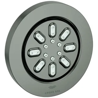 Grohe Seitenbrause 26801 Rainshower Aqua runde Form hard graphite gebürstet, 26801AL0 26801AL0