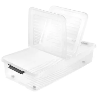 KEEEPER Unterbettbox 77 x 38 x 16 cm 1-tlg. transparent