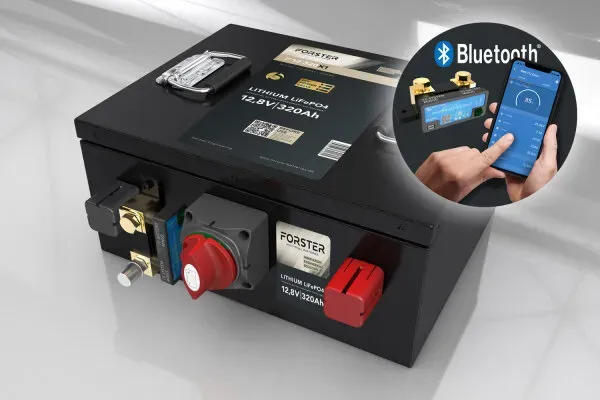 FORSTER 320Ah 12,8V LiFePO4 Premium Untersitz Batterie 300A-BMS-2.1... - 0% MwST. (Angebot gemäß §12 USt Gesetz.)