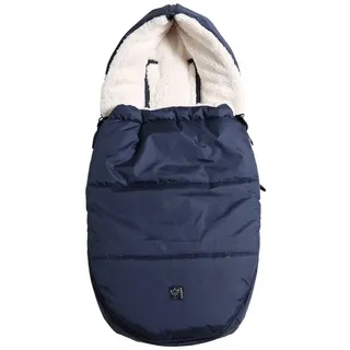 Kaiser Fleece-Fußsack Hoody 2.0 für Babyschale und Babywanne - Navy