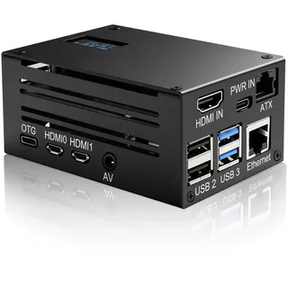 Geekworm KVM-A3 Kit for Raspberry Pi 4 Open Source KVM Over IP (Only Support V3 OS)