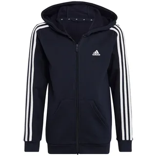 Adidas 3-Streifen Fleece Reißverschlusspullover Legend Ink / White 128