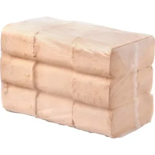 Holzbriketts 10 kg Nadelholzspäne, eckig  Brennstoffe