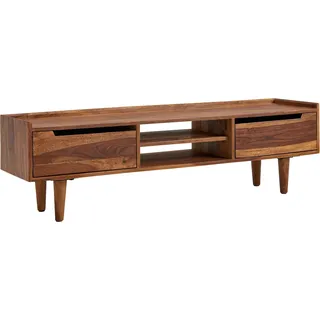 Wohnling TV Schrank 145x43x35 cm - braun - LBH 145x35x43 cm x 43 cm