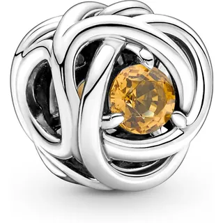 Pandora November Geburtsstein Honigfarbener Ewigkeitskreis Charm 790065C04 Anhänger
