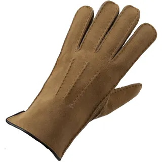 Reissner Lammfelle warme Entrefino Lammfell Finger Handschuhe für Damen und Herren LUXIOR HDS-FINGER4-XXL-BEI beige XXL (Handumfang 26cm) - XXL