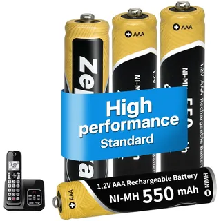 NI-MH AAA Wiederaufladbare Akku für Gigaset Panosonic Schnurlos DECT Telefon, 1.2V 550mAh AAA Batterien für Gigaset Mobilteile -4 Stück