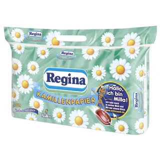 Regina Toilettenpapier Kamillenpapier 3-lagig 8 Rollen