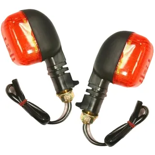 UK-Motors Blinkleuchten Blinker-Paar schwarz vorne für Suzuki DL 1000 V-Strom 2002-2003
