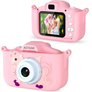 astgmi Kinder Kamera, 2.0”Display Digitalkamera ,Geschenke für 3 4 5 6 8 7 9 10 11 12Jahre Jungen und mädchen, 1080P HD Anti-Drop Fotoapparat Kinder für Geburtstagsgeschenk Weihnachten Spielzeug