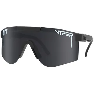 Pit Viper The Original Polarized Sportbrille (Größe DOUBLE WIDE, orange)