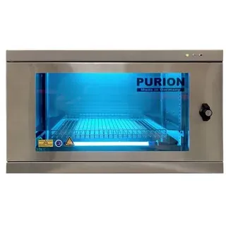 PURION UVC BOX Dual Medium Ultra Steril Box, UV-Anlage, 2x17W UV-C Desinfektionslampe für beidseitige Entkeimung