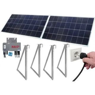 SHP 600/800 Balkonkraftwerk/Testsieger / 800er NEP Wechselrichter/ink. Universalhalterung