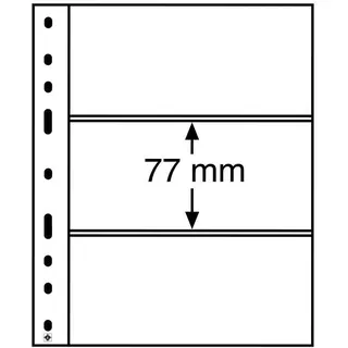 Leuchtturm Optima 3 C - 10 Hüllen 317839 - glasklar