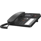 Gigaset Telefon DESK 800A, schwarz, schnurgebunden, mit Anrufbeantworter