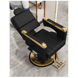 WKXTECZT Friseurstuhl Mit Hydraulischer Pumpe Friseursessel 360° Drehbar Friseurstühle Barber Stuhl Einstellbar, Mit Fußstütze Für Friseursalon Spa Tattoo Shop 150Kg,E