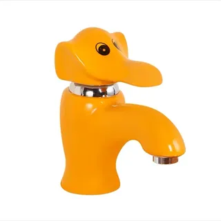 Waschbecken Wasserhahn Waschtischarmaturen, Weiß/Grün Messing Kinder Cartoon Elefant Keramik Waschhahn, Bunte Keramik Kalt Warm Waschbecken Mischbatterie Waschtischarmaturen