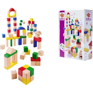 Eichhorn Holzbausteine Bunt /Natur
