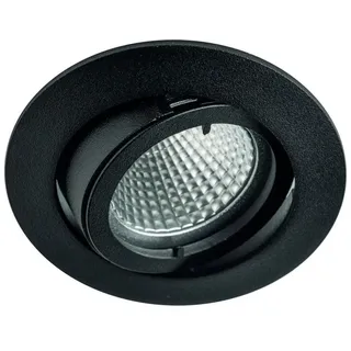 Rutec ALU55372-M ALU Druckguss ohne Sprengring Schwenkbar für MR-16 sw-matt