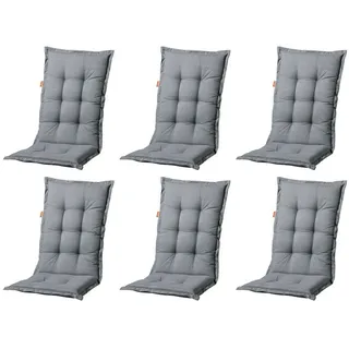 MADISON N.Y Hochlehner Auflage 120 x 50 x 8 cm grau 6 St.