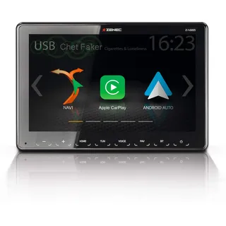 Zenec Z-N965 1-DIN Autoradio, Multimediasystem mit 9“/22,9 cm Touchscreen, Mediencenter mit DAB+ USB BT Apple CarPlay Android Auto Radio 10" Car Play Navi für PKWs oder Reisemobile erweiterbar
