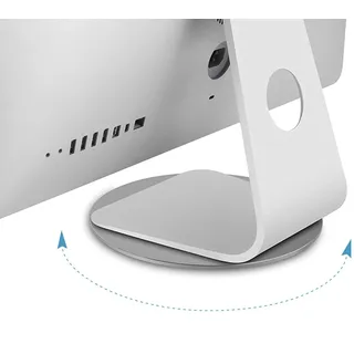Logilink BP0155-360° drehbare Monitorscheibe aus Aluminium mit Anti-Rutsch-Pads