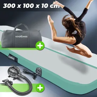 Vendomnia TRACK Matte - aufblasbar, Tumbling Gymnastikmatte, Turnmatte, Trainingsmatte, Fitnessmatte