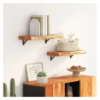 vidaXL Wandregal 60 x 20 x 2,5 cm Braun