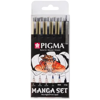 Sakura Manga-Set Pigma 6er Etui