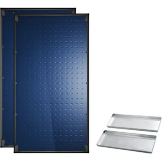 Bosch Solaranlage SO741, Flachdach mit Beschwerungswannen