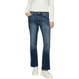s.Oliver Bootcut-Jeans »BEVERLY« in Stretch-Qualität, mit Nieten an den Taschen bunt