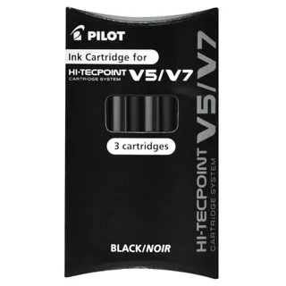 Pilot Pen Pilot Tintenpatronen für Tintenroller V5/V7 schwarz 3