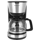 Emerio Kaffeemaschine mit Glaskanne – 1,25 L Filterkaffee – 10 Tassen – herausnehmbarer Filter – Tropf-Stopp-System – 1000 W – CME-122933 - Schwarz