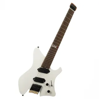 EART GW-7F 7-saitige Solid-Body-E-Gitarre mit kopflosem Brücken-Stimmmechanik-System, geröstetem Eschenholz-Korpus, kopflose Gitarre für Rechtshänder