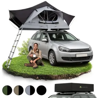 Juskys Autodachzelt Lago 120 x 210 cm Schwarz / Grau