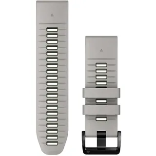 Quickfit-armbänder, Silikon nebelgrau/moosgrün/schwarz 26 mm