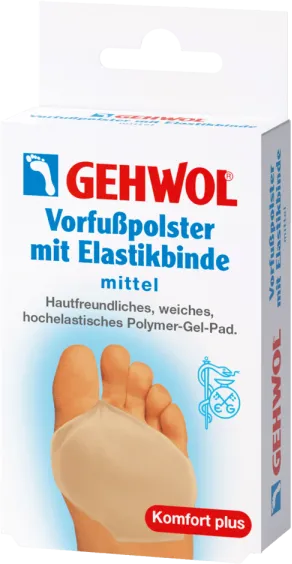 GEHWOL Vorfußpolster mit Elastikbinde mittel, 1 Stk.
