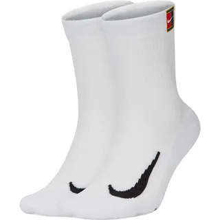 Nike NIKECourt Multiplier Cushioned Crew Tennissocken white/white 46-50