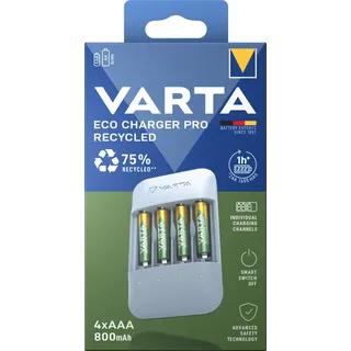 Varta Eco Charger Pro Recycled 4x AAA 800mAh,