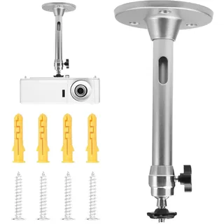 Beamer Deckenhalterung, 360 Grad Universal Beamer Halterung Beamer Wandhalterung, Halterung Beamer Decke Beamerhalterung, Belastbarkeit 5kg Mit Schraubendreher FüR Mini Projektor üBerwachungssysteme.