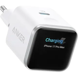 Anker Nano USB-C Schnellladegerät 45W mit Display Weiß