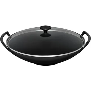 Le Creuset Wok mit Glasdeckel