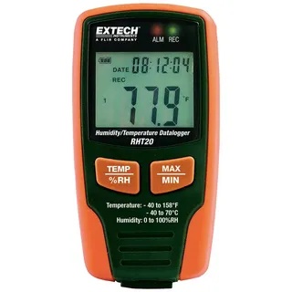 EXTECH RHT20 Luftfeuchtigkeits- und Temperaturdatenlogger 0 rF 100 rF Datenloggerfunktion