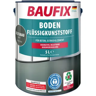 baufix Boden-Flüssigkunststoff zeltgrau matt 5 l