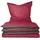 Renforcé rot/anthrazit 155 x 220 cm + 80 x 80 cm