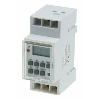 Bemko Zeitschaltuhr TSGE2 digital, weiß, für Hutschiene