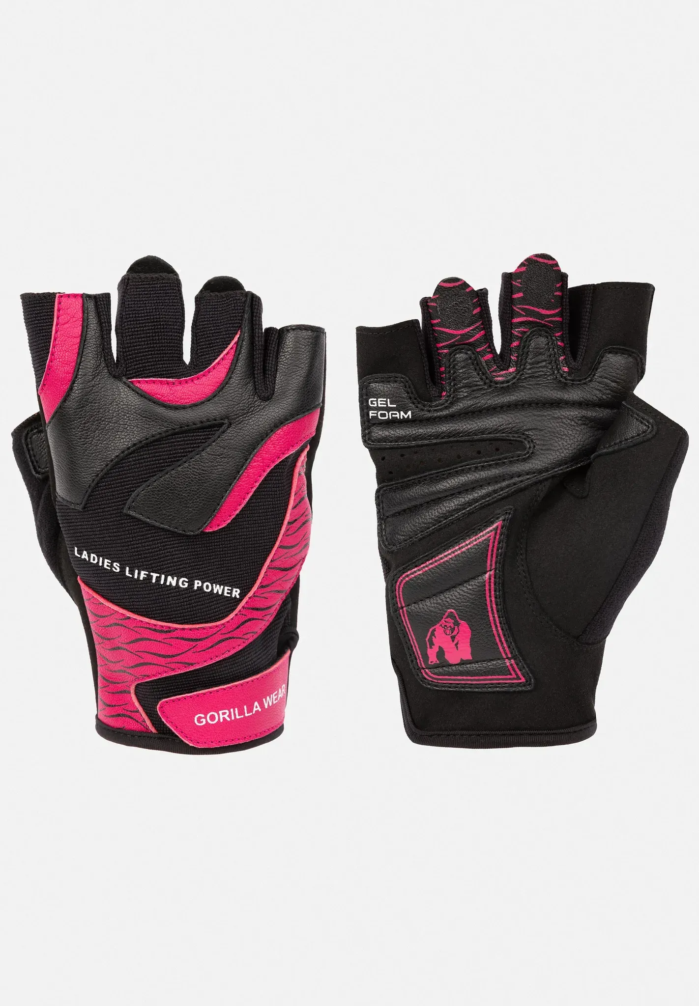 Damen Fitnesshandschuhe 2.0 - Schwarz/Rosa - S